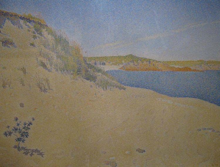 Paul Signac Beach at Saint-Briac By Paul Signac oil painting image